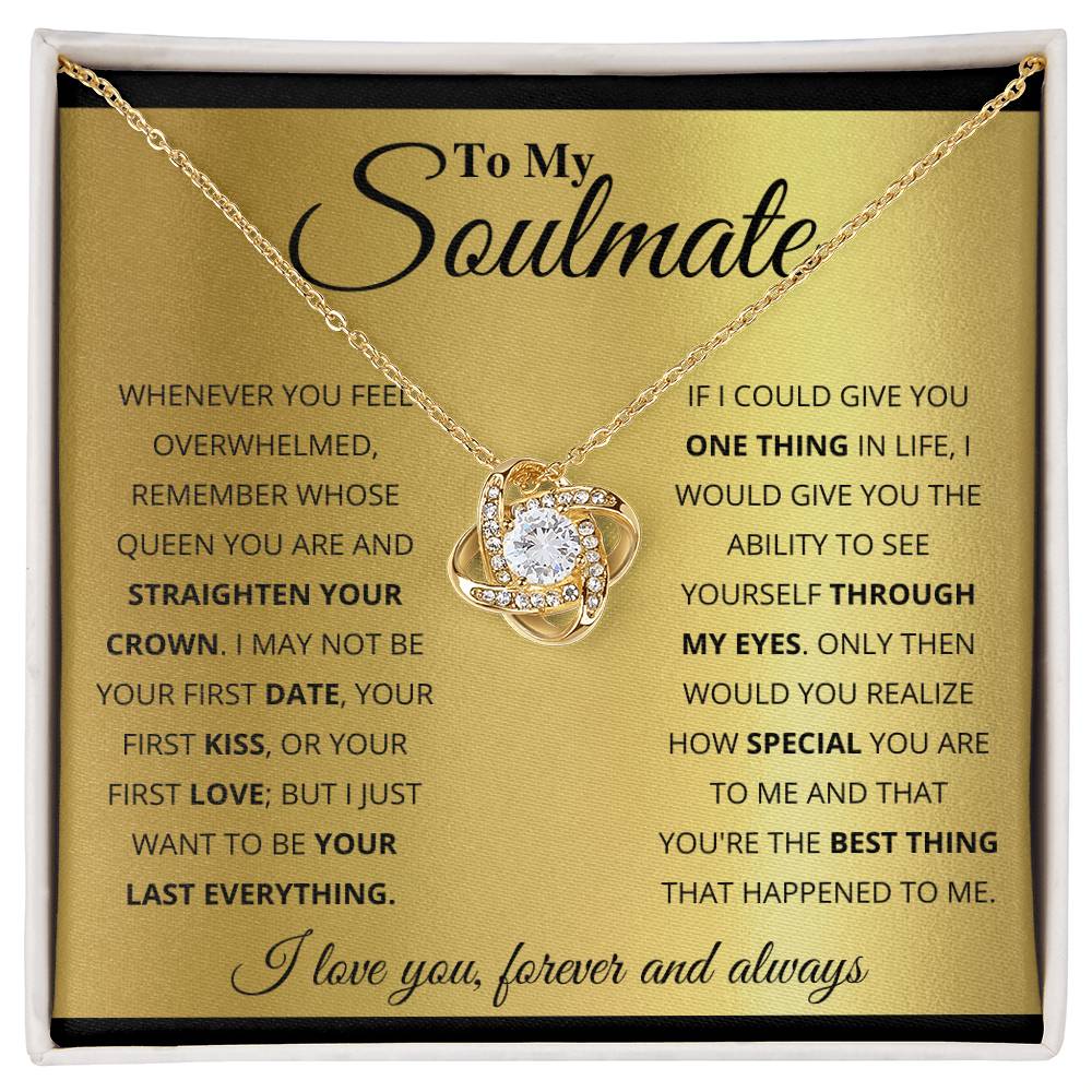 To My Soulmate - Love Knot