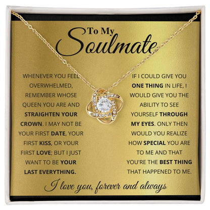 To My Soulmate - Love Knot