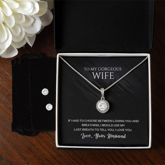 To Wife, Last Breath - Eternal Hope Necklace