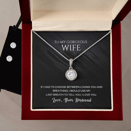 To Wife, Last Breath - Eternal Hope Necklace