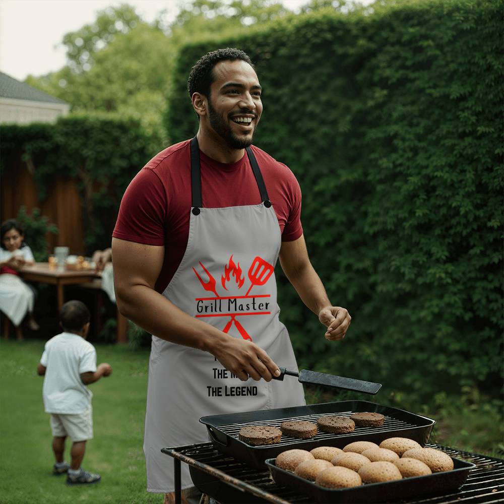 Dad The Grill Master Apron