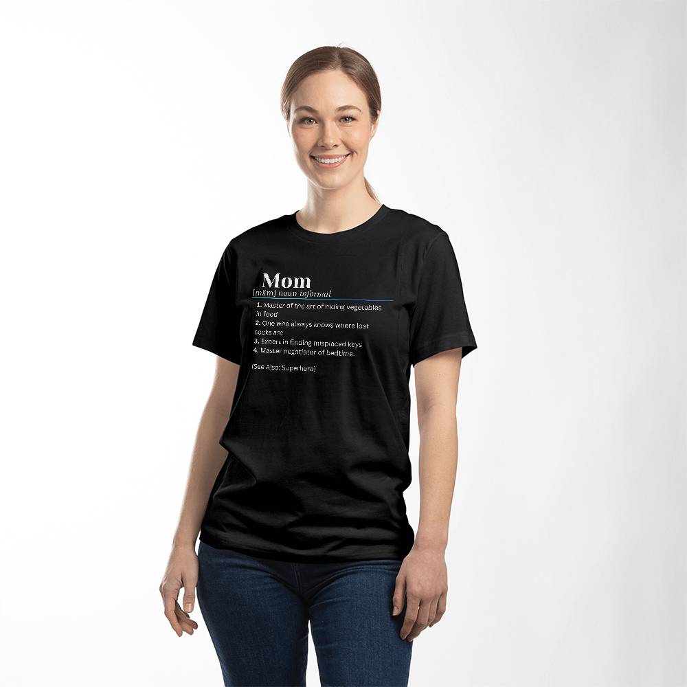 Mom Definition Tee Black